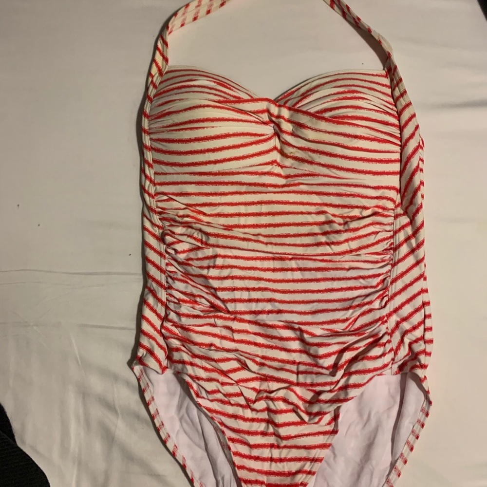 COPY - Niptuck Halter Striped Bathing Suit